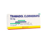 Tramadol 50 mg x 10 cápsulas.