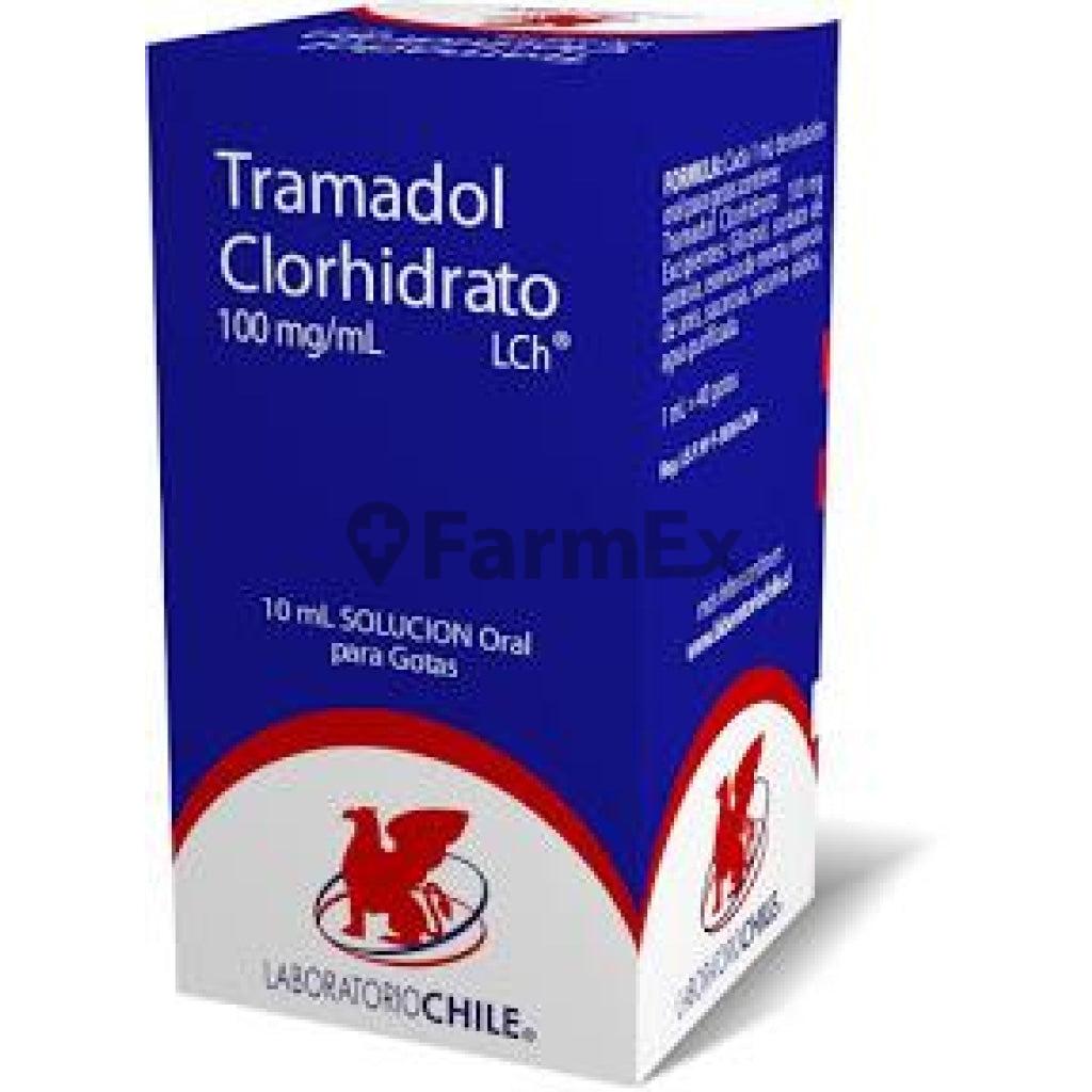 Tramadol Solución Oral 100 mg / mL x 10 mL.