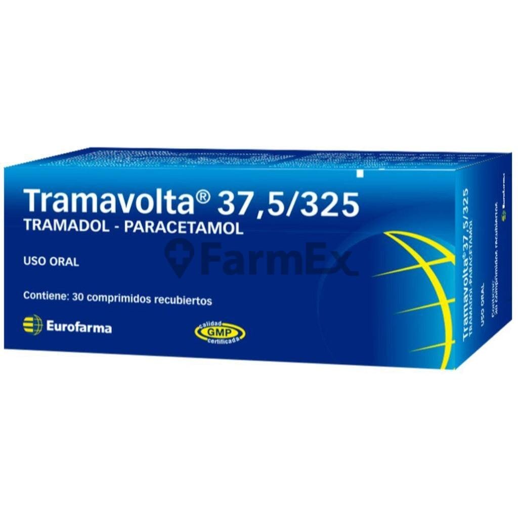Tramavolta 37,5 mg / 325 mg x 30 comprimidos susc-1 de 4 meses Farmex-Suscripciones-Persistente 