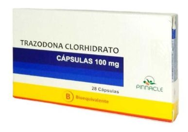 Trazodona 100 mg x 28 cápsulas.