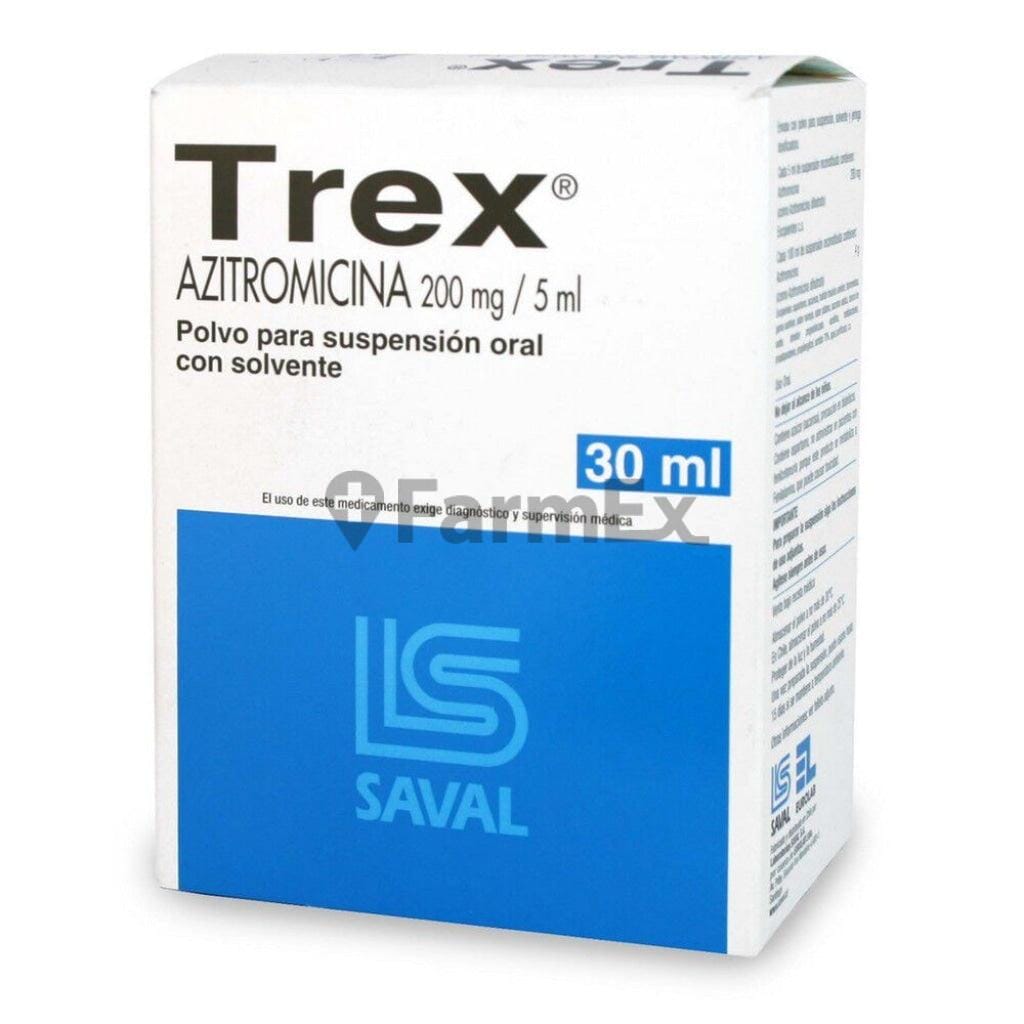 Trex Suspensión Oral 200 mg / 5 mL x 30 mL Farmex-Fonasa-Persistente 