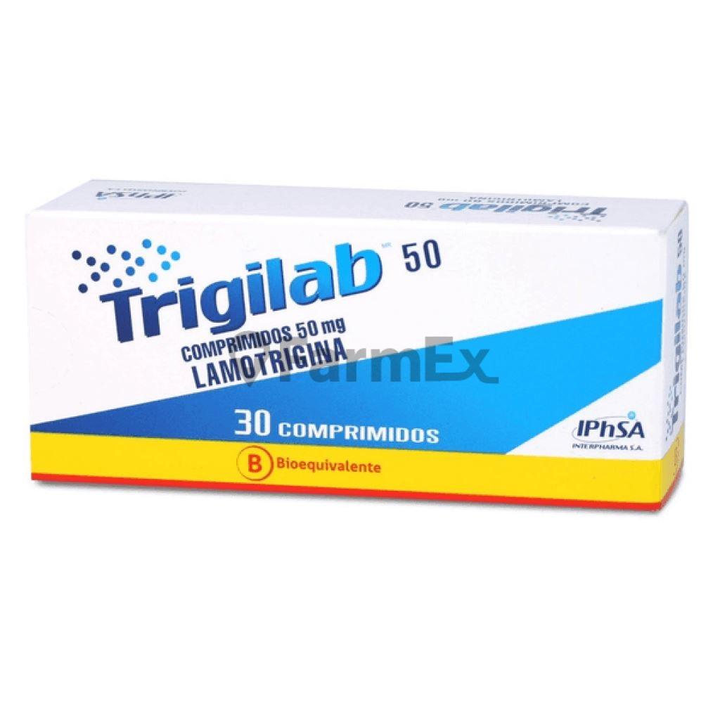 Trigilab 50 mg x 30 comprimidos.