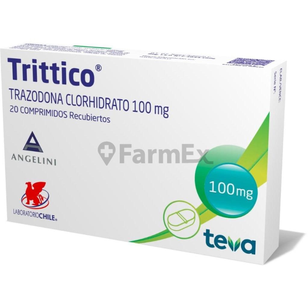Trittico 100 mg x 20 comprimidos.