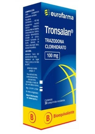 Tronsalan 100 mg x 30 comprimidos EUROFARMA 