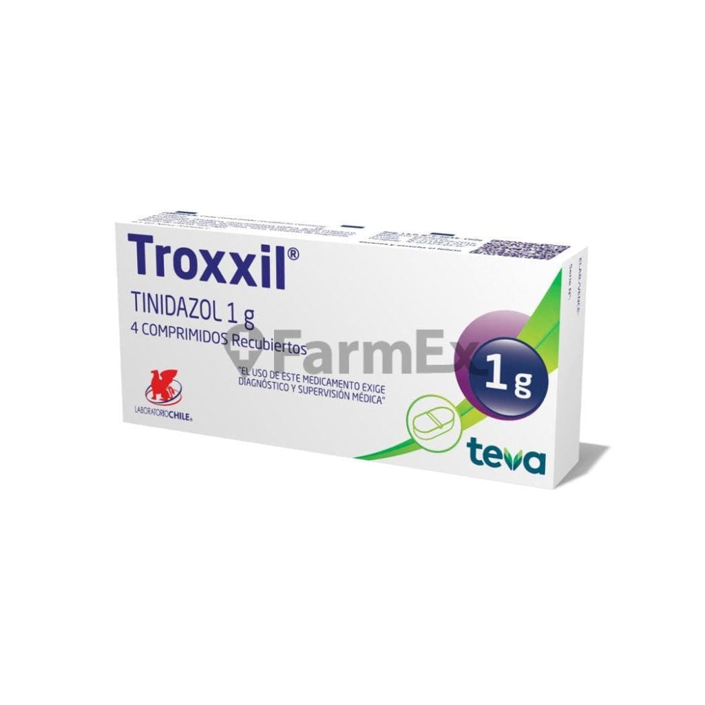 Troxxil 1 g x 4 comprimidos