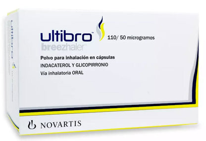Ultibro 110/50 mcg x 30 cápsulas para inhalación NOVARTIS 