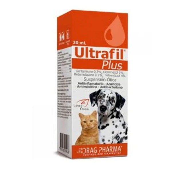 Suspensión Ótica Ultrafil Plus 20ml