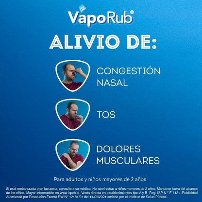 Ungüento Vick VapoRub 12g Farmex-BanMedica-Persistente 