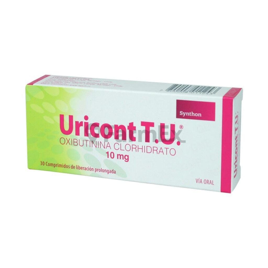 Uricont T.U. 10 mg x 30 comprimidos. Farmex-Yapp-Programa-Boleta 