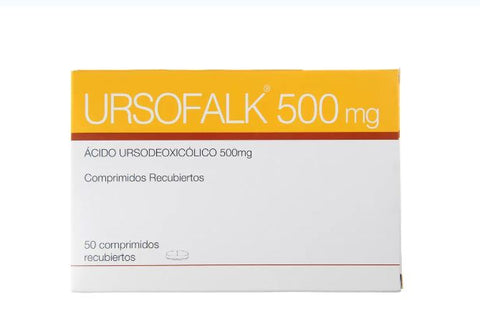 Ursofalk 500 mg x 50 Comprimidos recubiertos "Ley Cenabast"