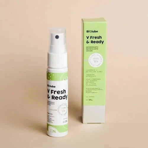V Fresh & Ready desodorante íntimo.