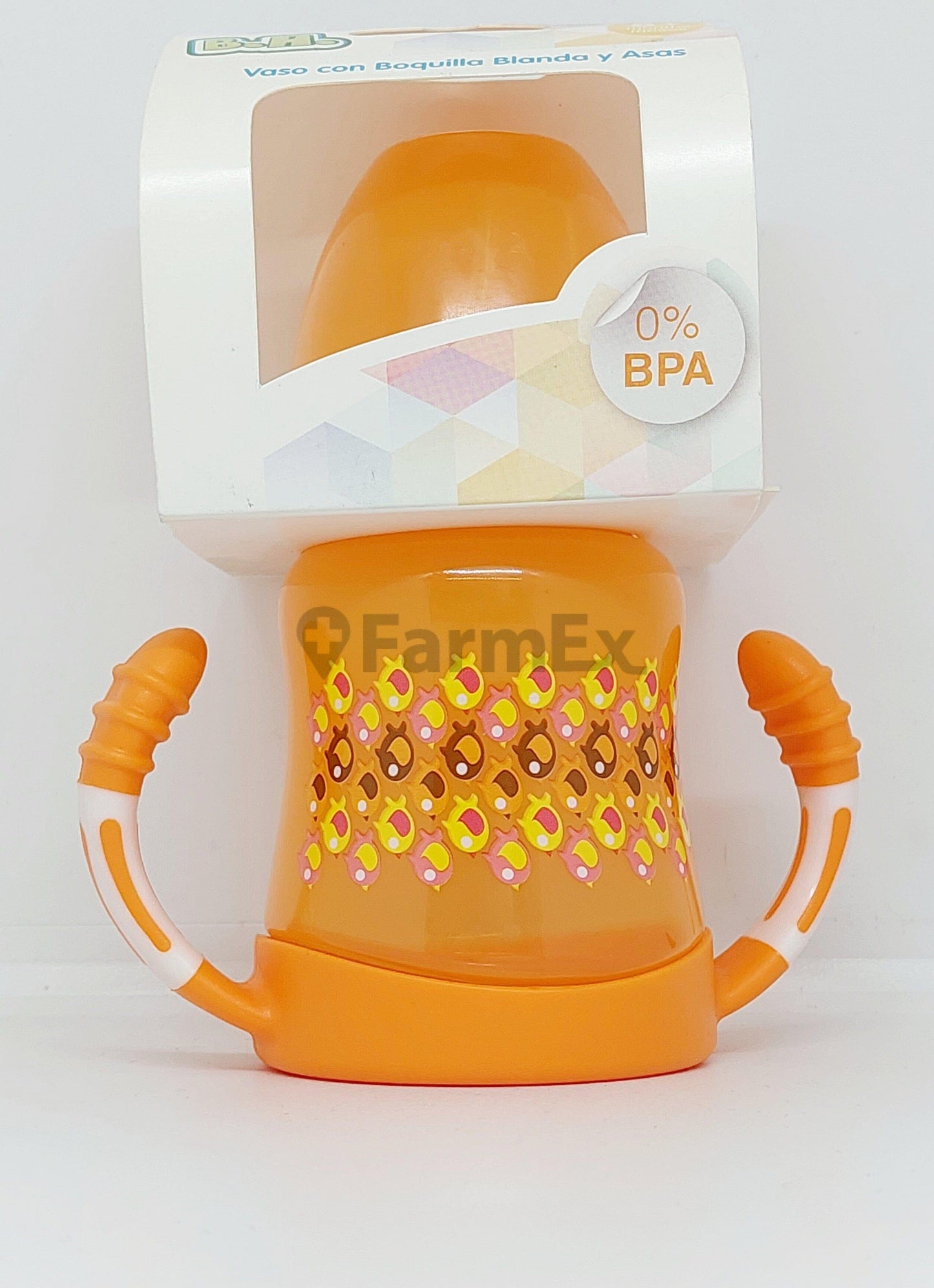 Vaso Transición con Boquilla Blanda y Asas +6M Farmex-Pluxee-Persistente 