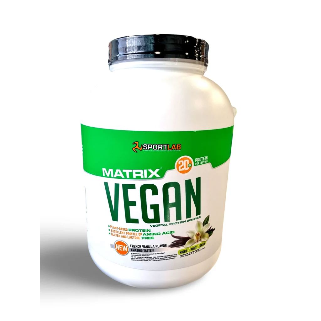 Vegan Matrix, Proteina Vegana Vainilla (5lb) Nutraline 