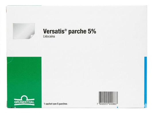 Versatis 5% Lidocaina 5 parches GRUNENTHAL 