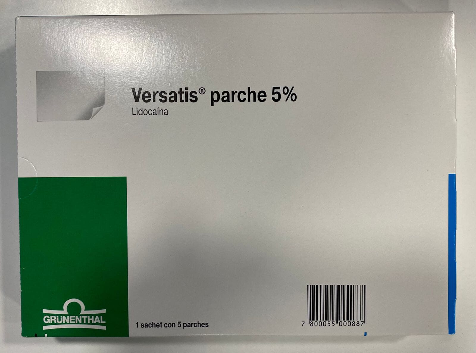 Versatis 5% Lidocaina 5 parches – Farmex