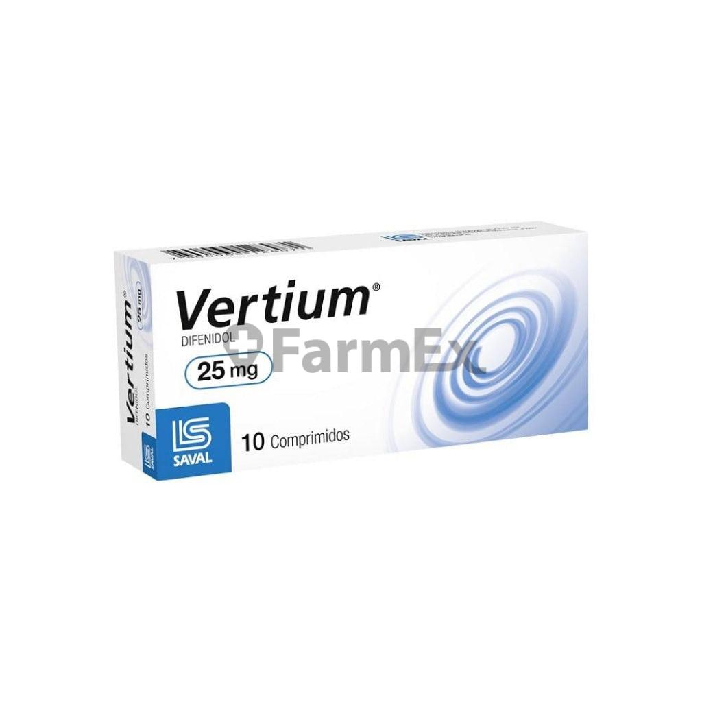 Vertium 25 mg x 10 comprimidos.