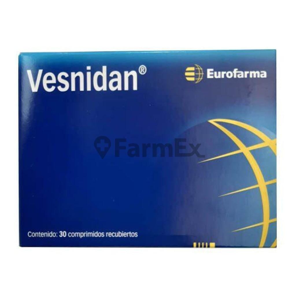 Vesnidan 500 mg x 30 comprimidos Farmex-Pluxee-Persistente 