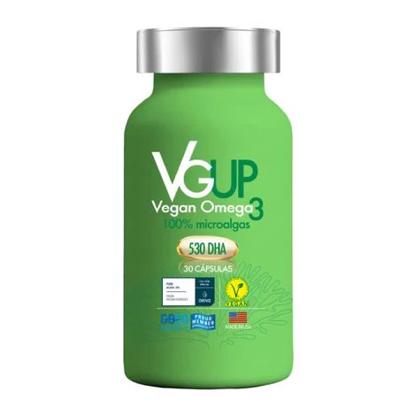 Vgup Vegan Omega 3 "Aceite de Microalgas" 530 DHA x 30 capsulas Ravepharma 