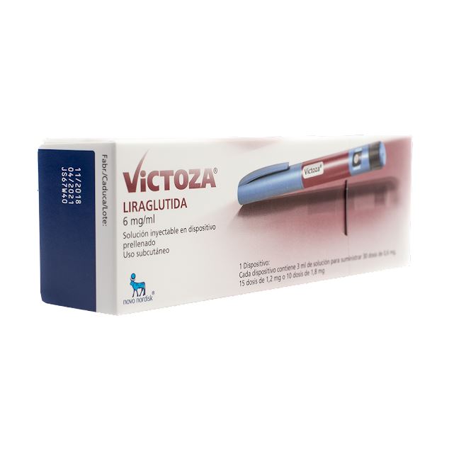 Victoza Inyectable 6 mg / mL Penfill 3 mL x 1 dispositivo.