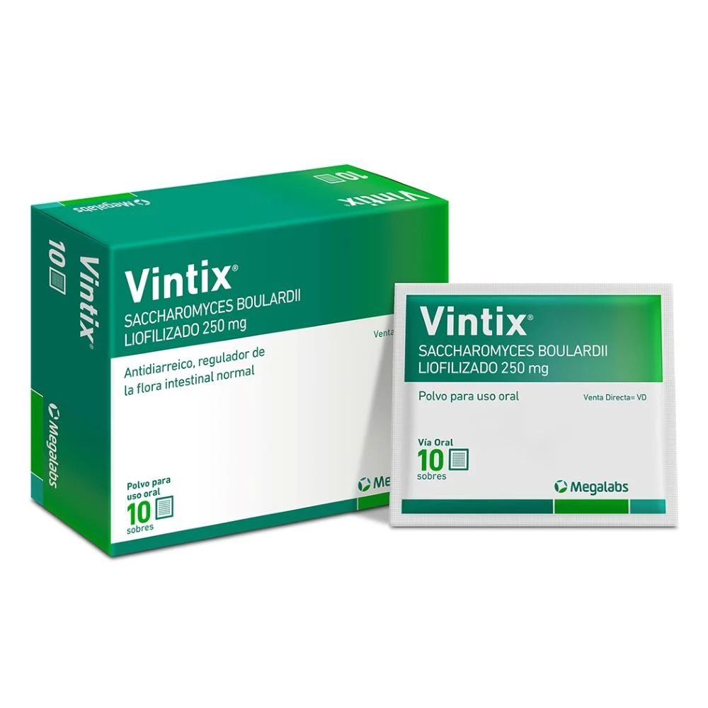 Vintix 250 mg x 10 Sobres MEGALABS 