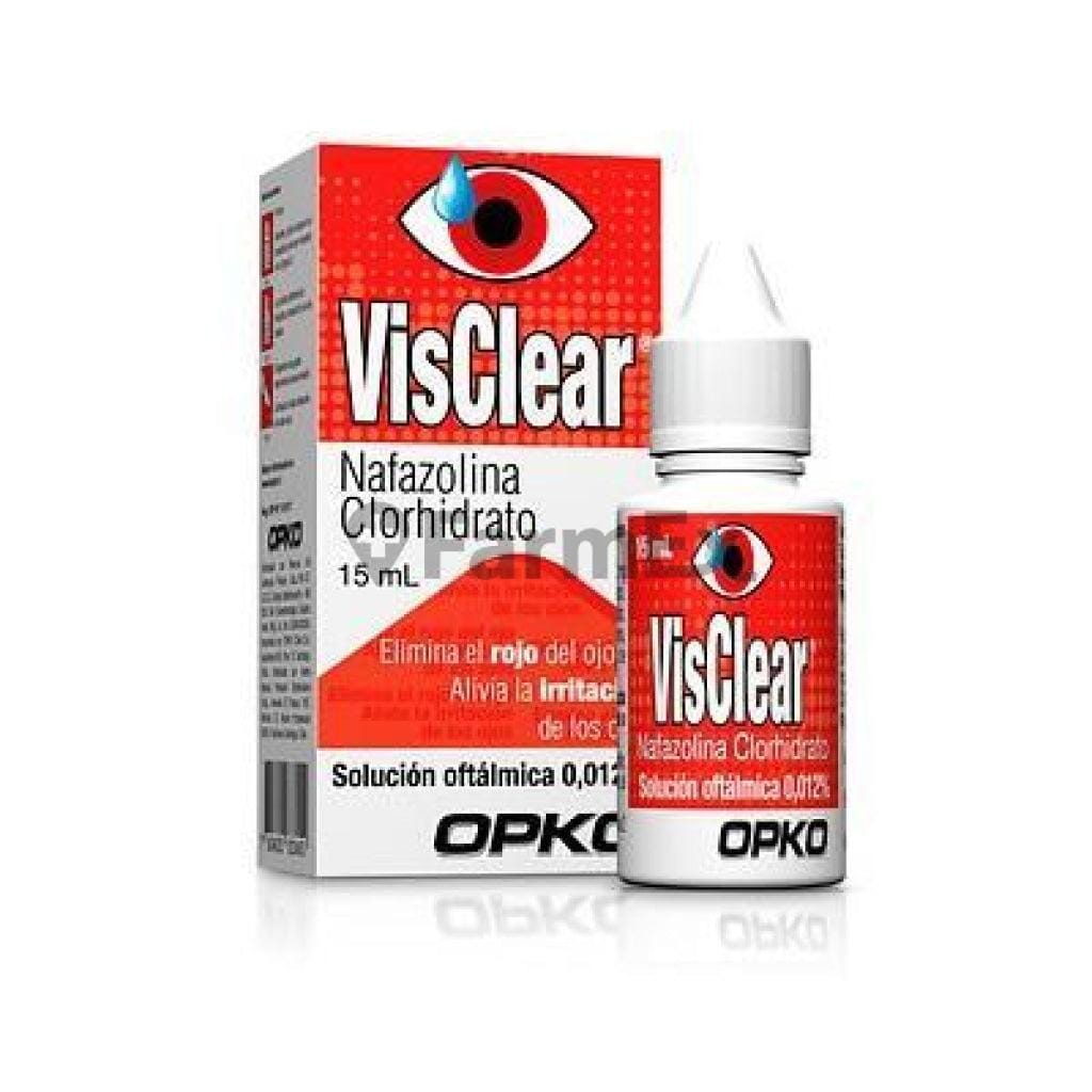 VisClear Solución Oftálmica x 15 mL Farmex-BanMedica-Persistente 