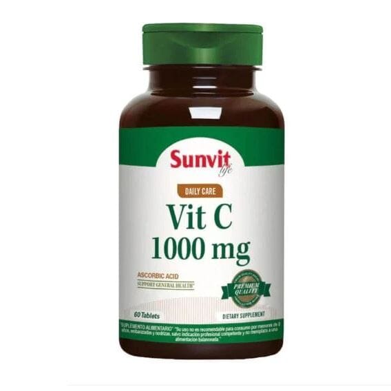 Vit C 1000 MG 60 TABS (Sunvit). Farmex-Fonasa 