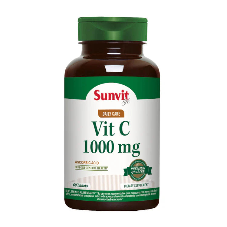 Vit C 1000 mg x 60 tabletas Nutraline 