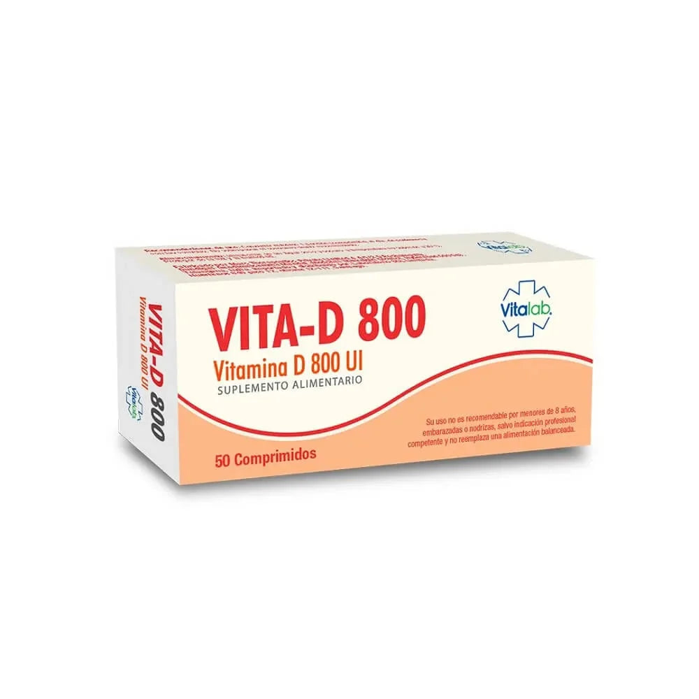 VITA-D 800 UI x 50 Comprimidos.