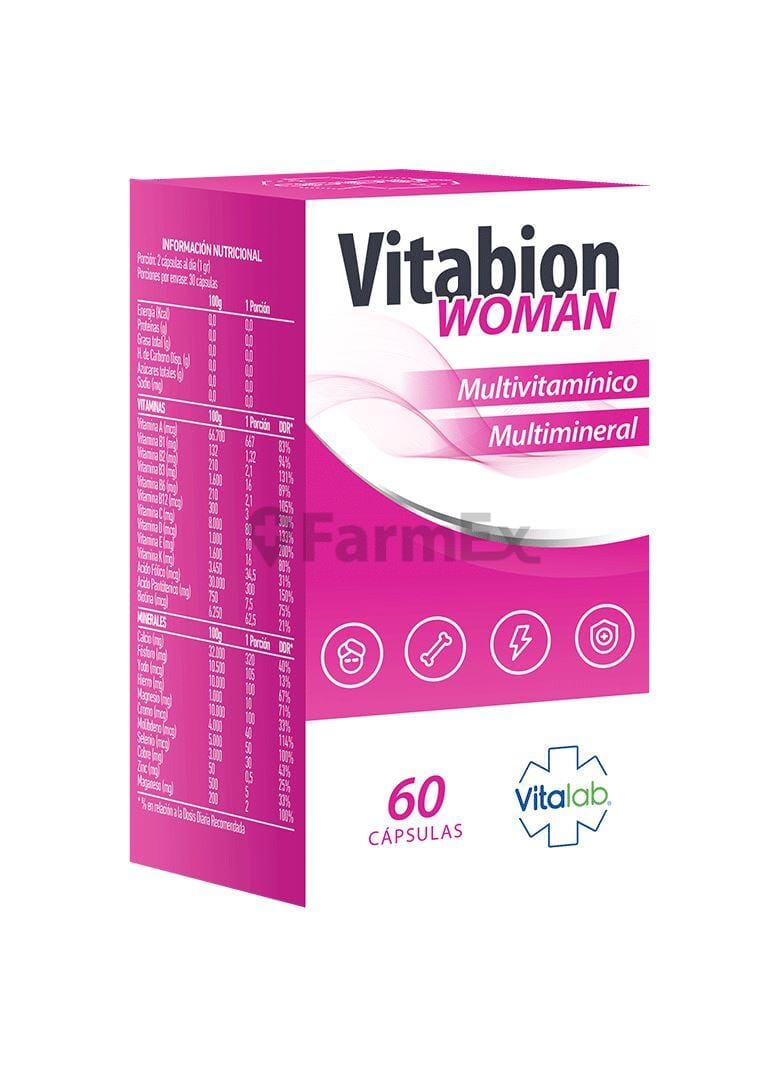 Vitabion woman x 60 cápsulas Farmex-MiaHealth-Persistente 