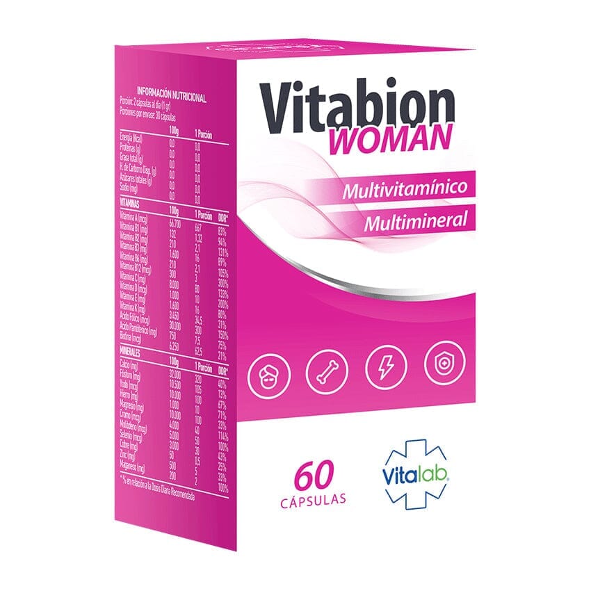 Vitabion woman x 60 cápsulas Farmex-Pluxee-Persistente 