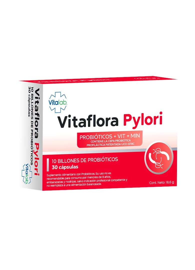 Vitaflora Pylori x 30 Cápsulas Farmex-MiaHealth-Persistente 