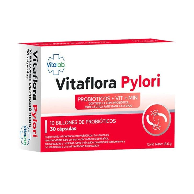 Vitaflora Pylori x 30 Cápsulas Farmex-Pluxee-Persistente 