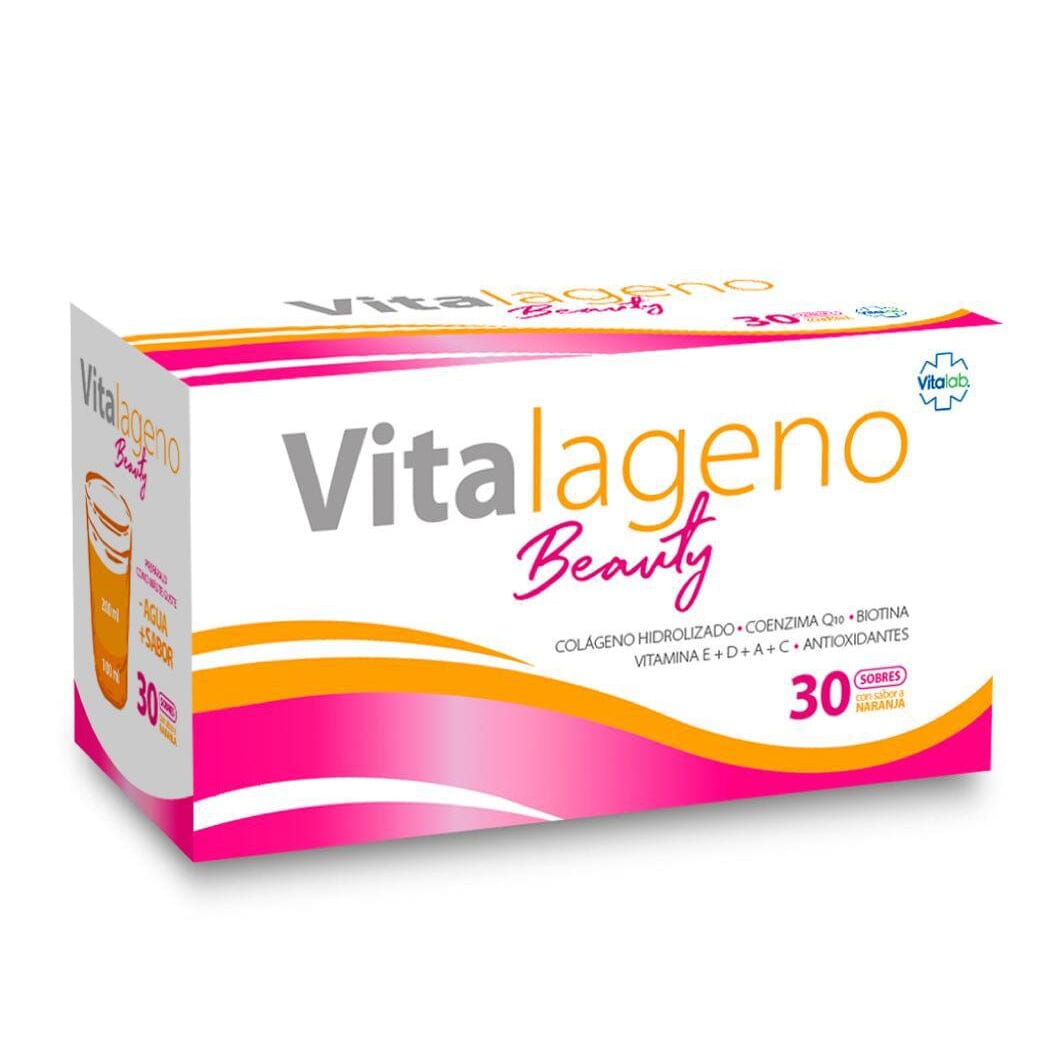 Vitalageno Beauty "Sabor Naranja" x 30 sobres.