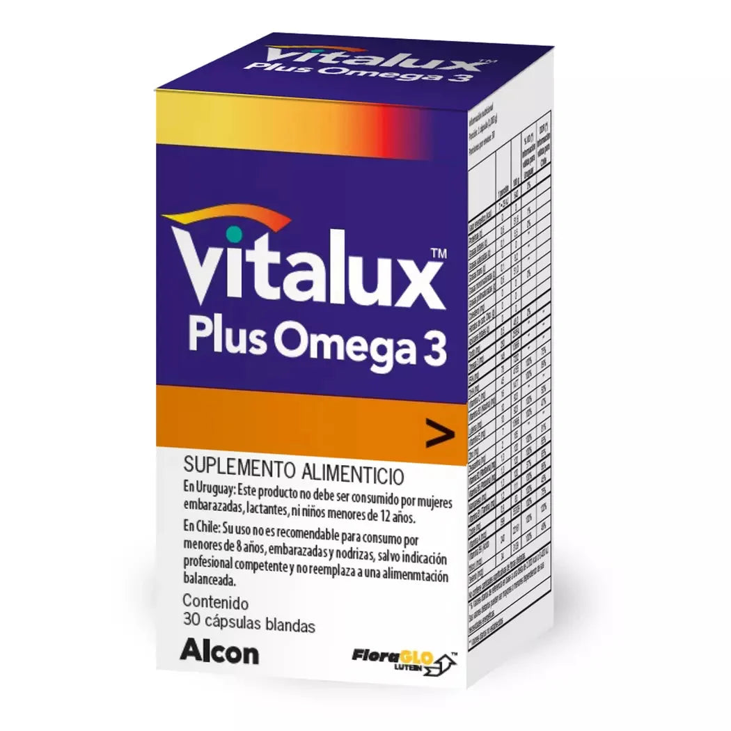 Vitalux Plus Omega 3 x 30 cápsulas.