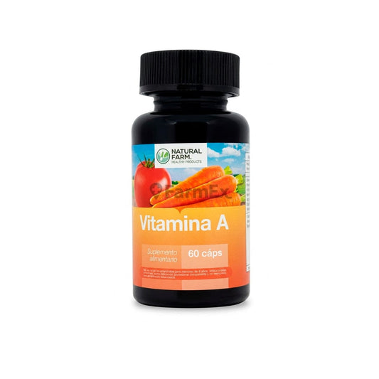 Vitamina A x 60 cápsulas Farmex-Pluxee-Persistente 