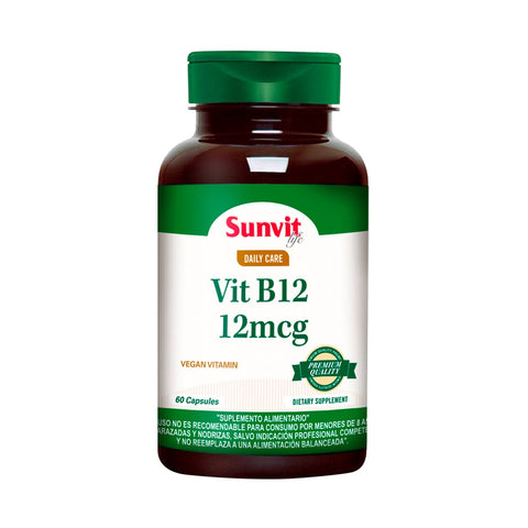 Vitamina B12 12 mcg x 60 caps