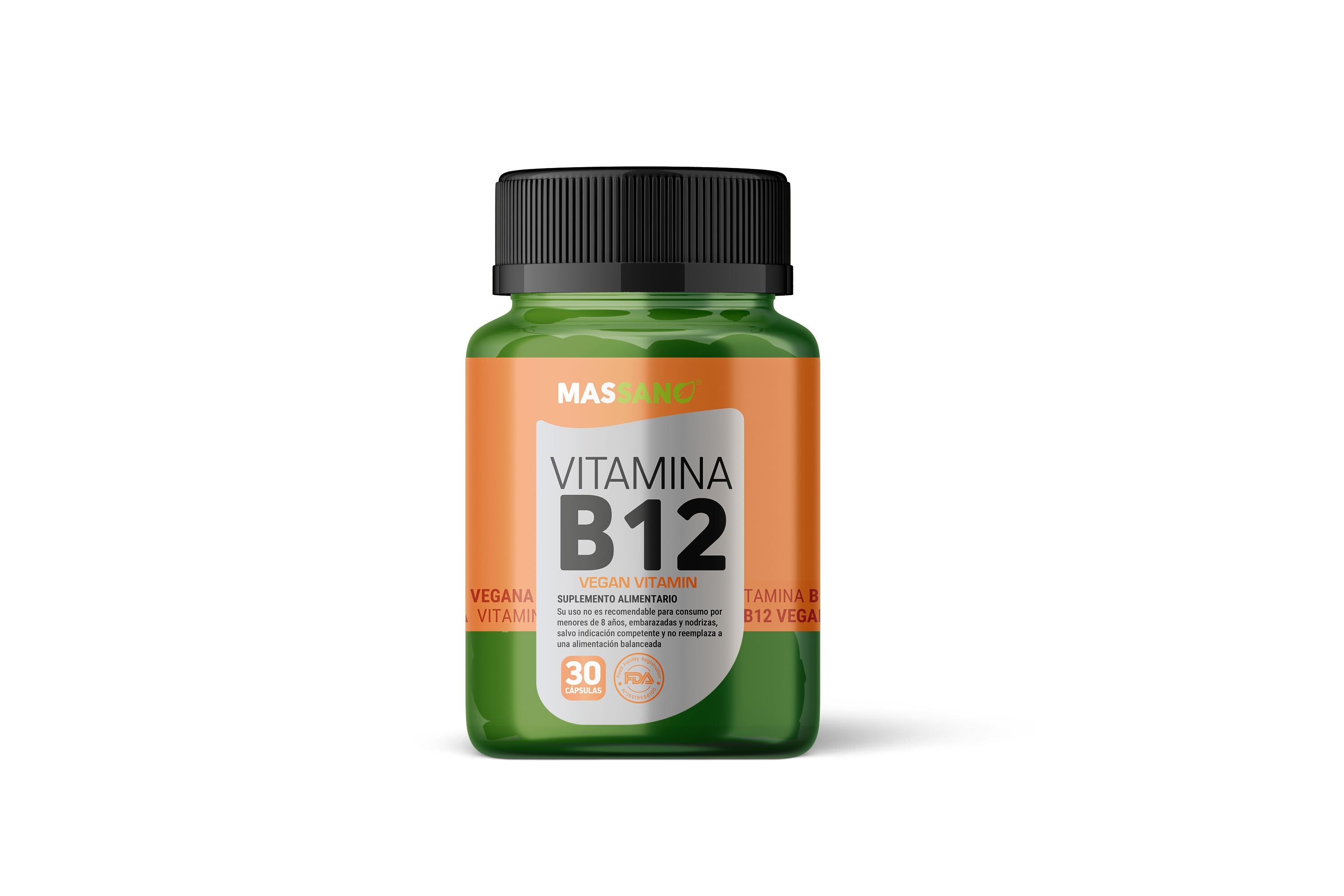 Vitamina B12 x 30 comprimidos Massano 