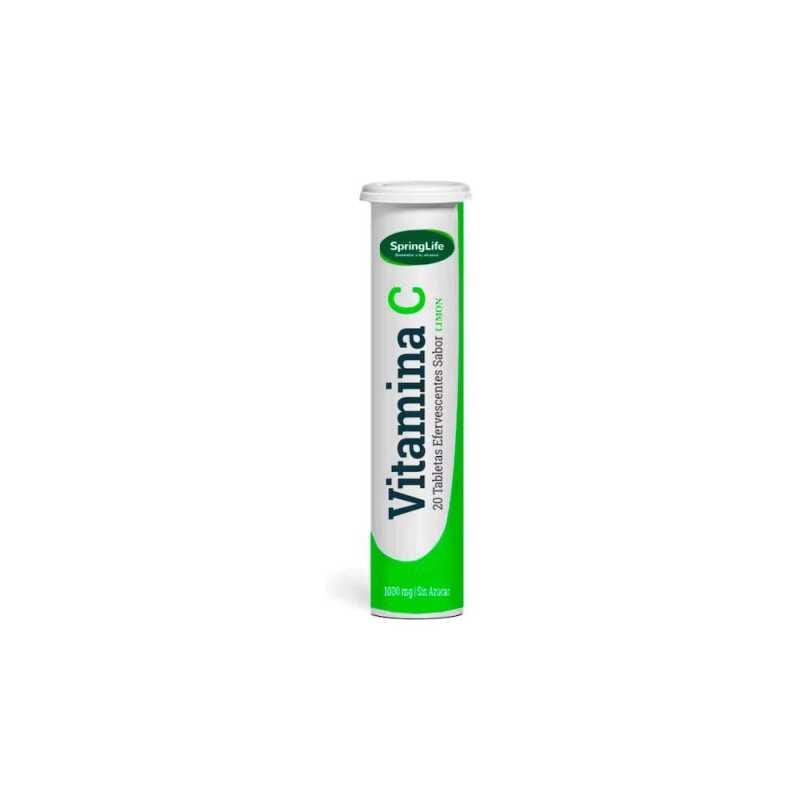 Vitamina C 1000 mg "Limón" x 20 comprimidos efervescentes Springlefe 