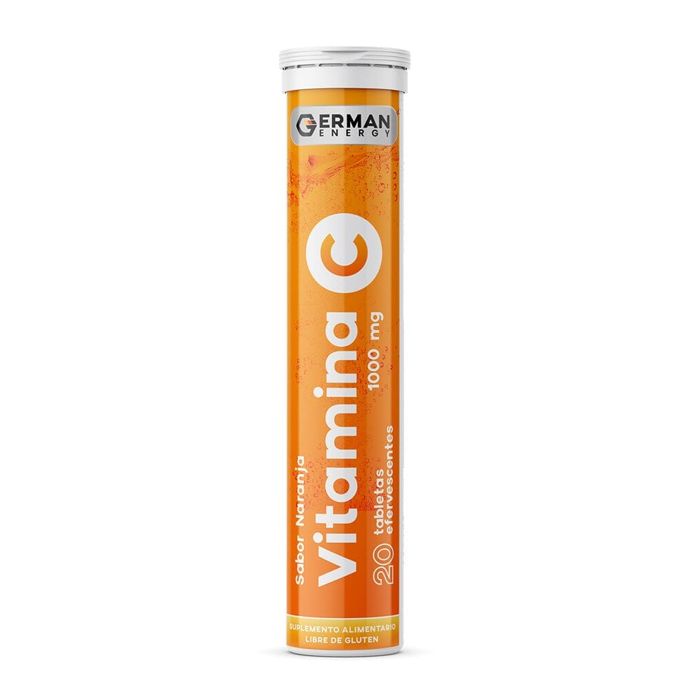 Vitamina C 1000 mg x 20 Tabletas efervescentes sabor Naranja. Farmex-Fonasa 