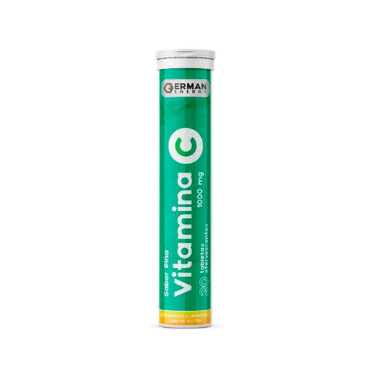 Vitamina C 1000 mg x 20 Tabletas efervescentes sabor Piña Farmex-Pluxee-Persistente 