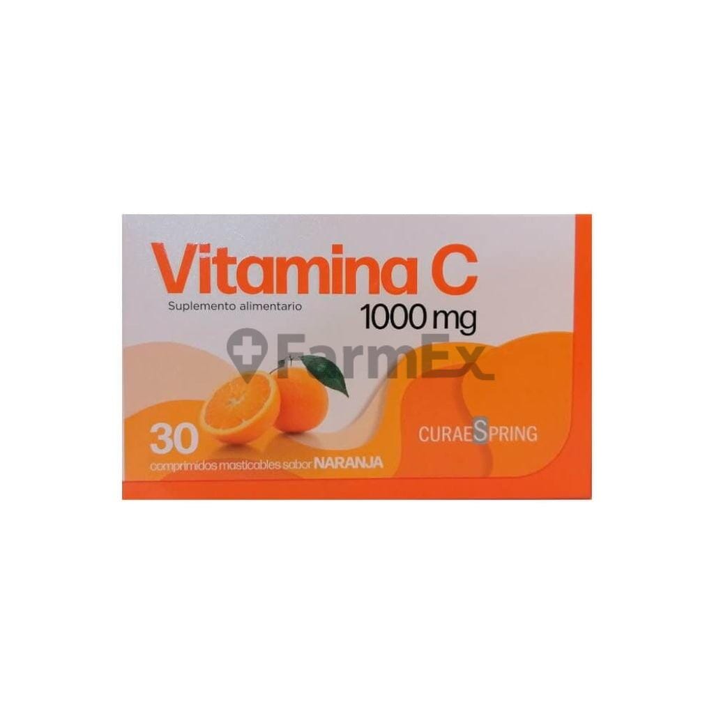 Vitamina C 1000 mg x 30 comprimidos. Farmex-Fonasa 