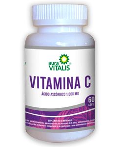 Vitamina C 1000 mg x 60 Cápsulas AURA VITALIS 
