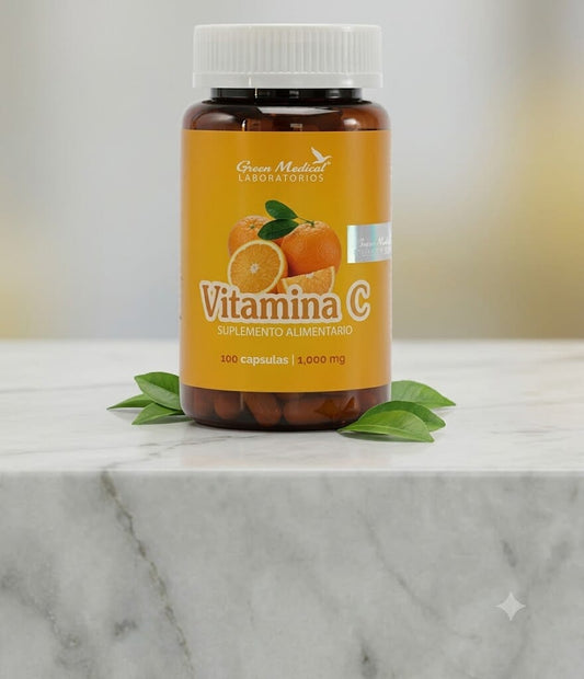 Vitamina C 1g x 100 Cápsulas Farmex-Pluxee-Persistente 