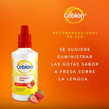 Vitamina C Cebión Gotas, sabor a Fresa x 30 ml