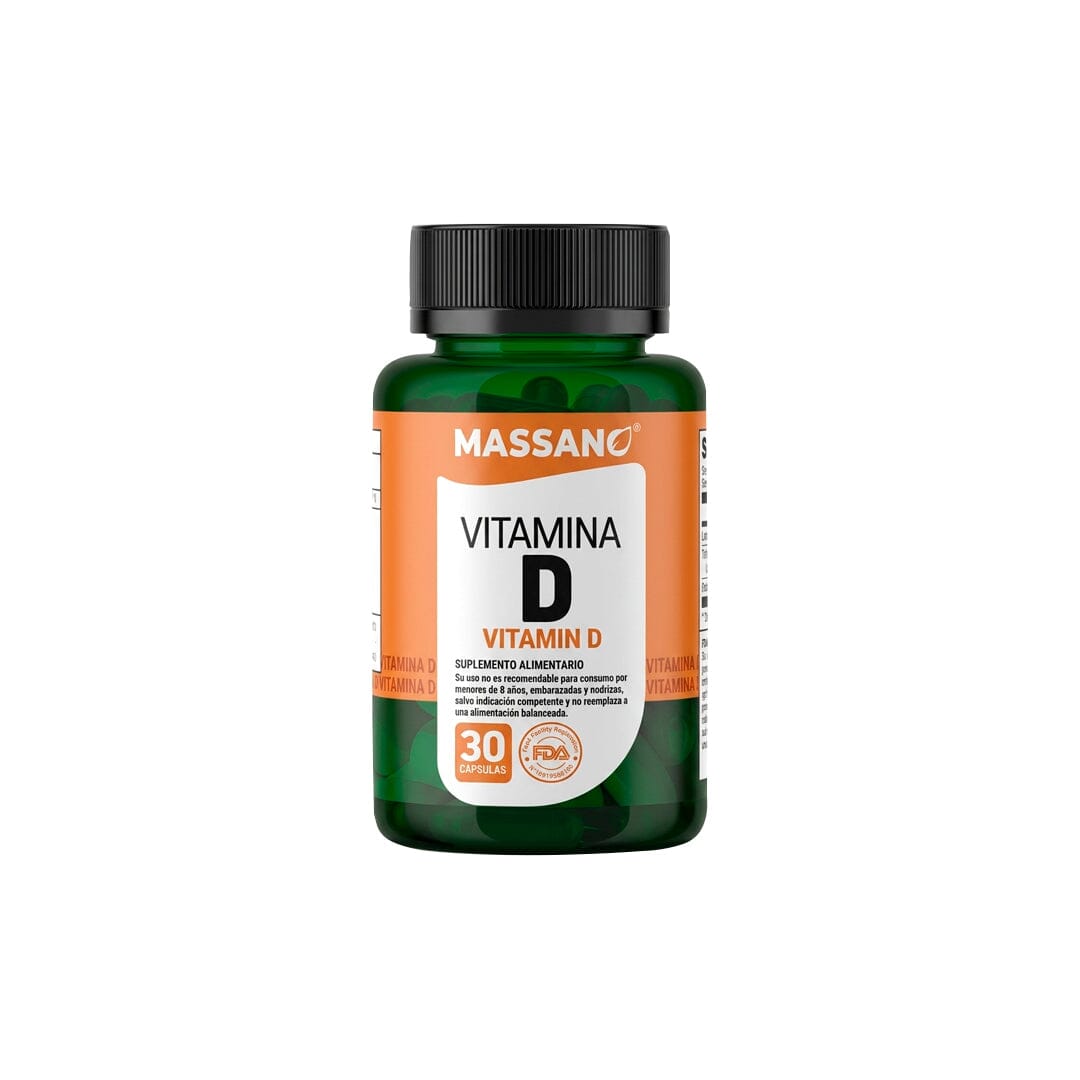 Vitamina D x 30 capsulas Massano 