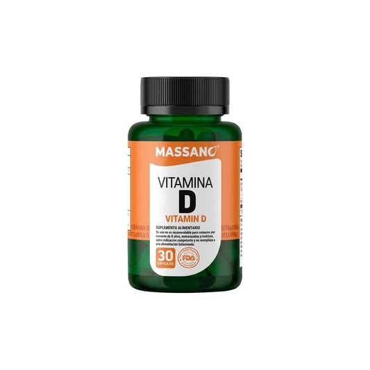 Vitamina D x 30 capsulas Massano 