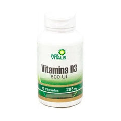 Vitamina D3 800 UI x 60 cápsulas