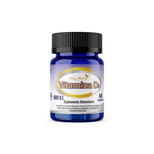 Vitamina D3 x 60 cápsulas Farmex-MiaHealth-Persistente 