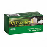 Vitamina E 400 UI. x 30 cápsulas blandas