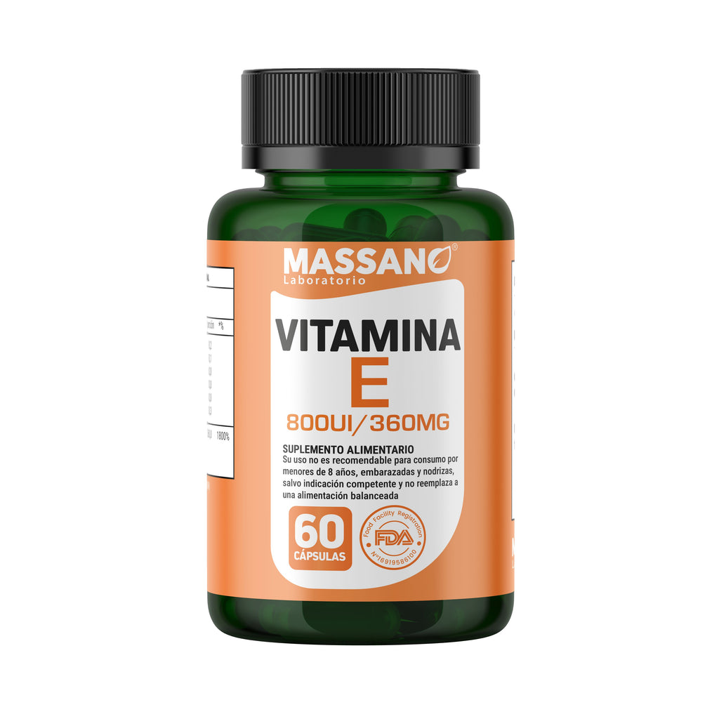 Vitamina E x 60 comprimidos Massano 